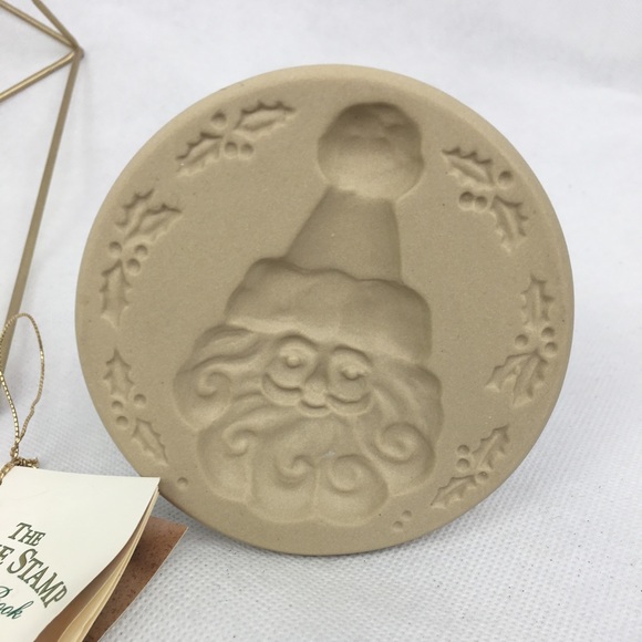 Brown Bag Cookie Art Cookie Stamp #12 Folk Santa - Picture 11 of 11